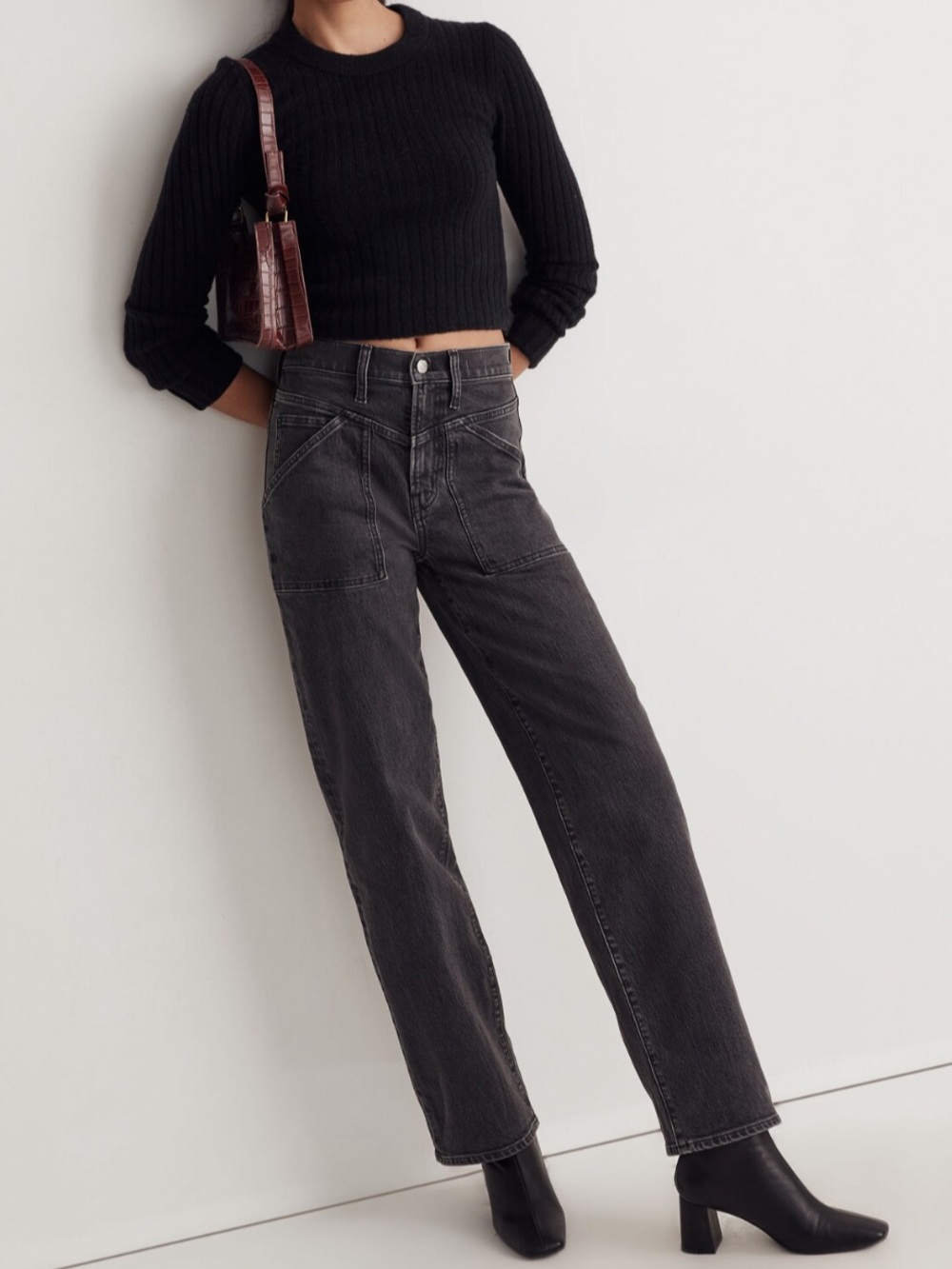 Madewell Perfect Vintage Wide Leg Jean size 27X29